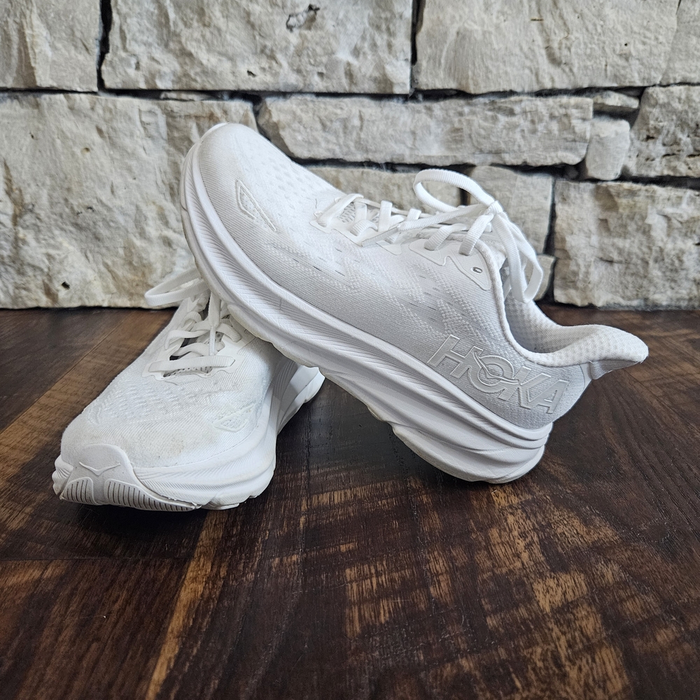 Hoka White Athletic Shoes